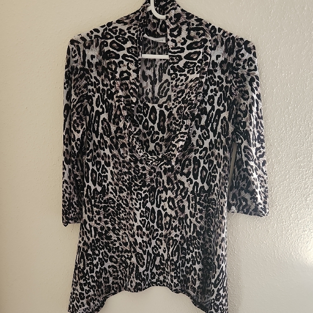 Leopard Print Women's Skirt